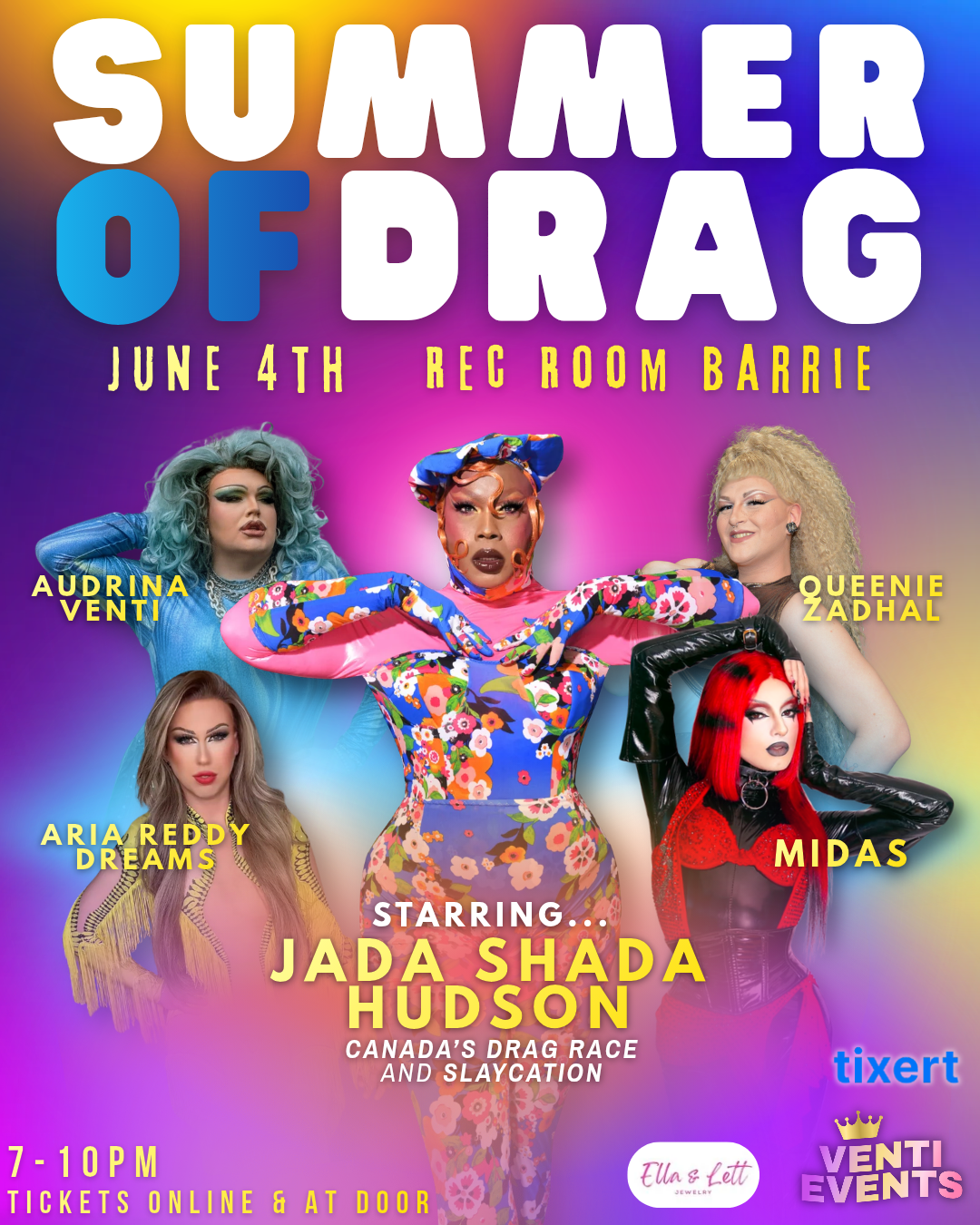 SUMMER OF DRAG! @ Rec Room Barrie event