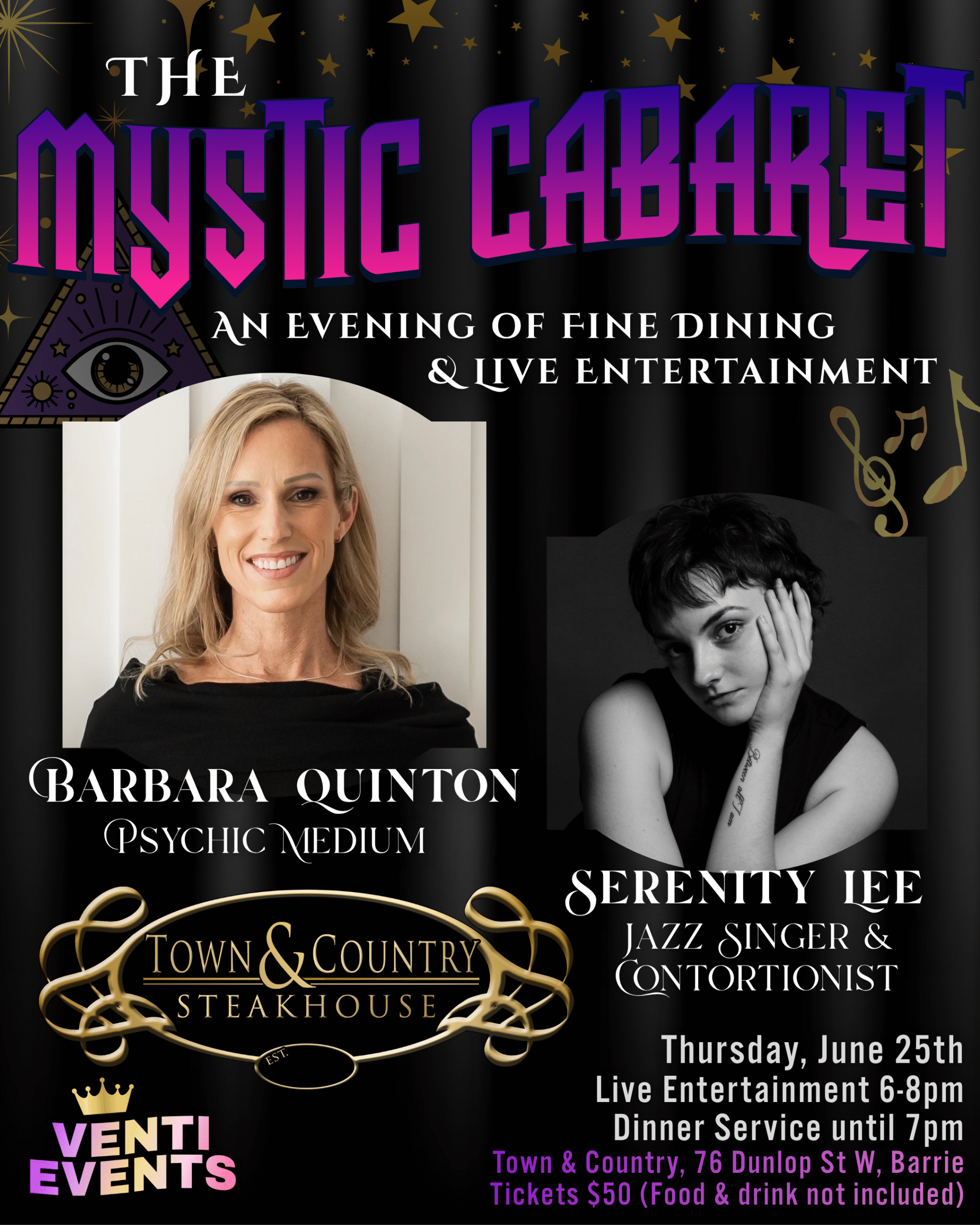 THE MYSTIC CABARET - Town & Country Downtown Barrie event