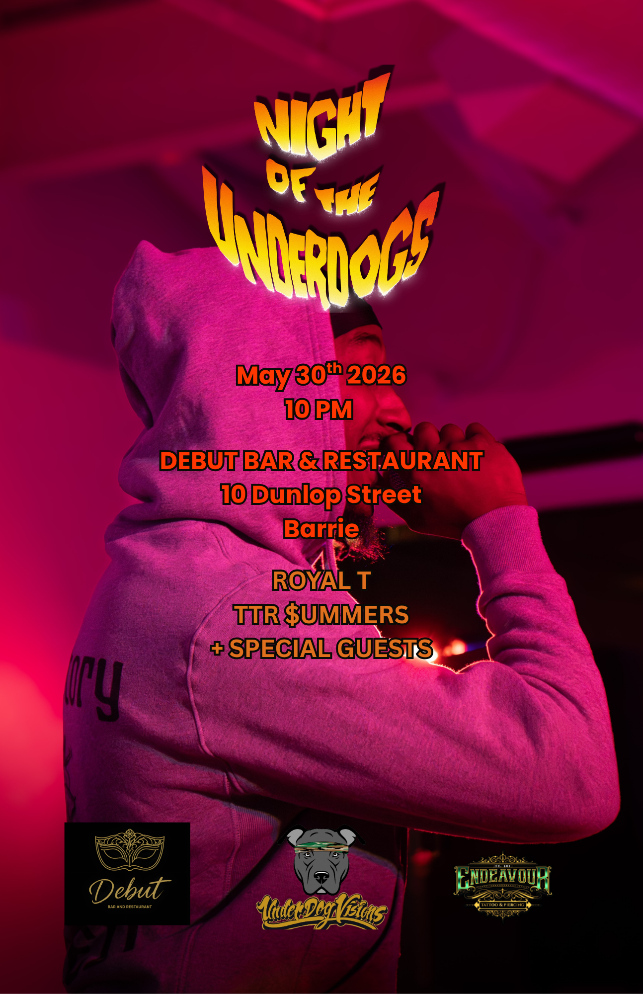 Night Of The Underdog Series May 30th Edition event