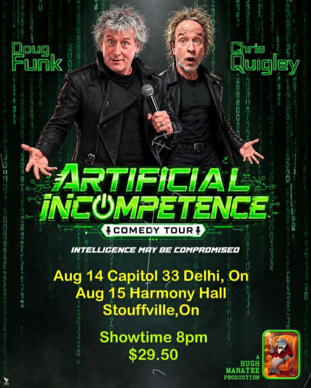 Artificial Incompetence Comedy Tour - Capitol 33 event