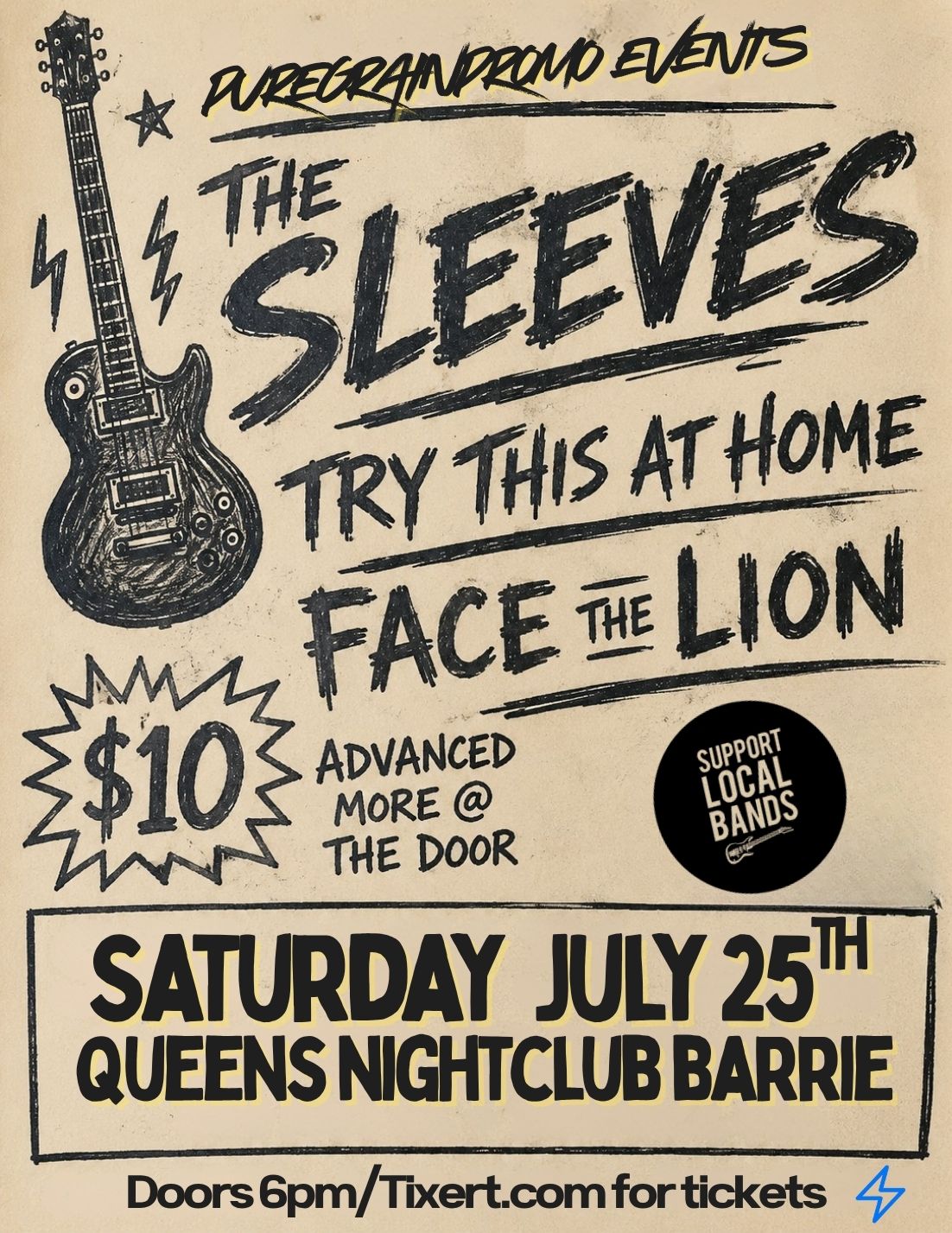 The Sleeves with Guests event