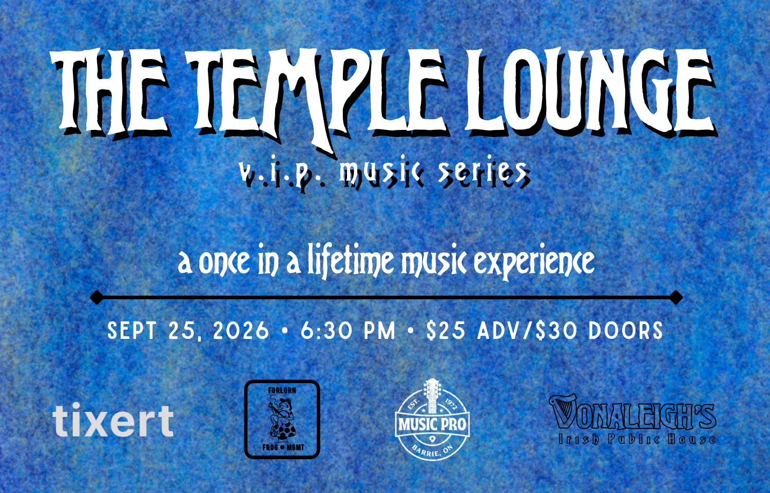 Temple Lounge VIP Music Series event