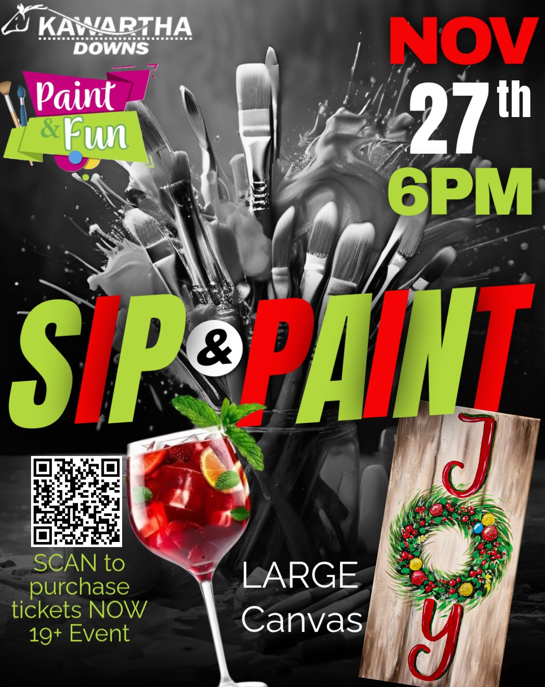 Christmas Sip & Paint - Nov 27th event